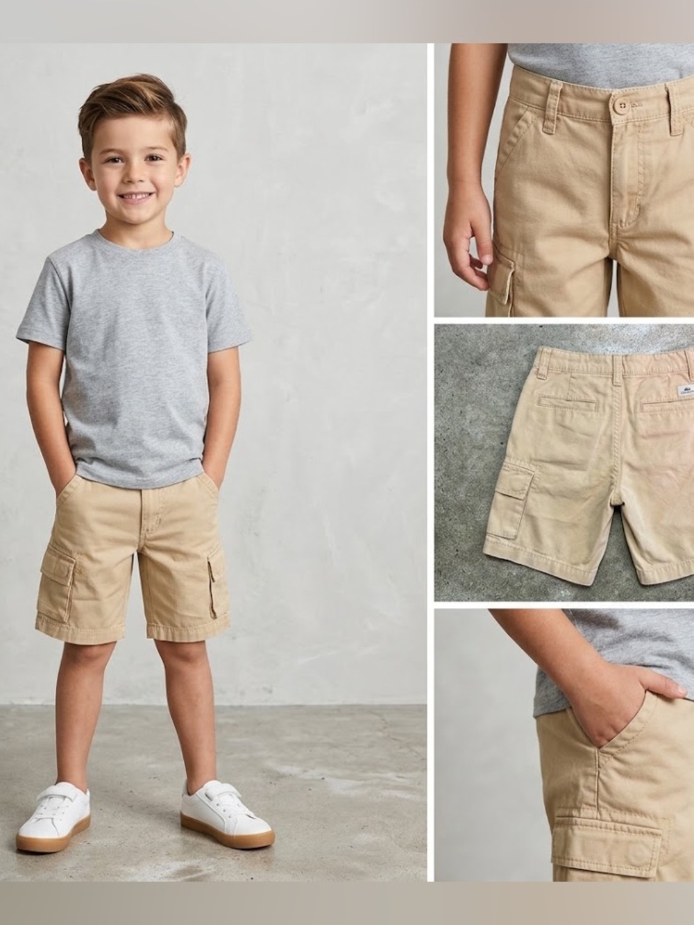 Duck head Cargo Khaki Shorts Size 6